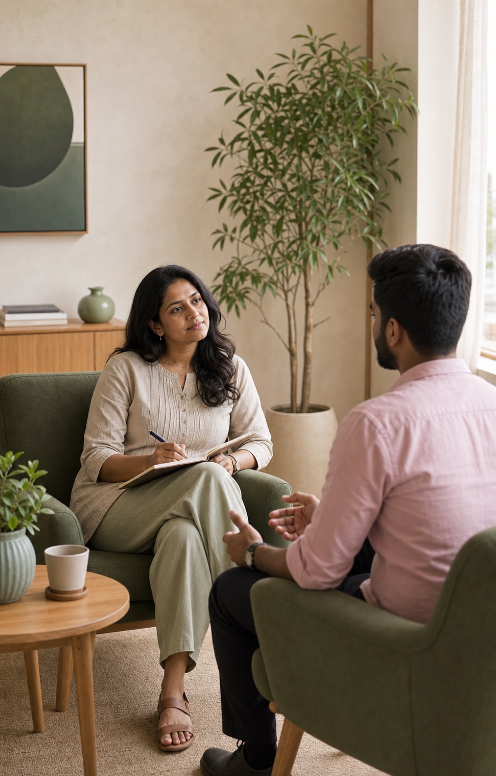 Indian counseling conversation at Lifeful
